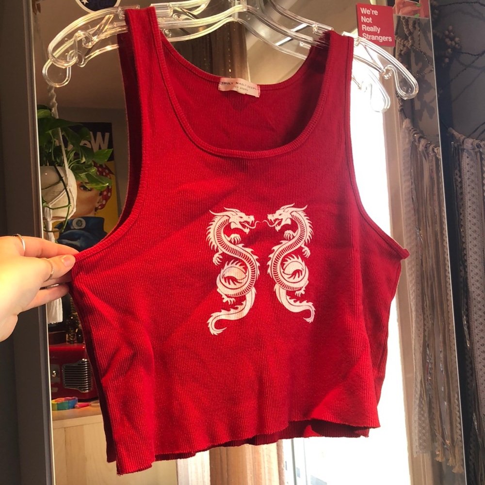 Red Dragon Tank Top